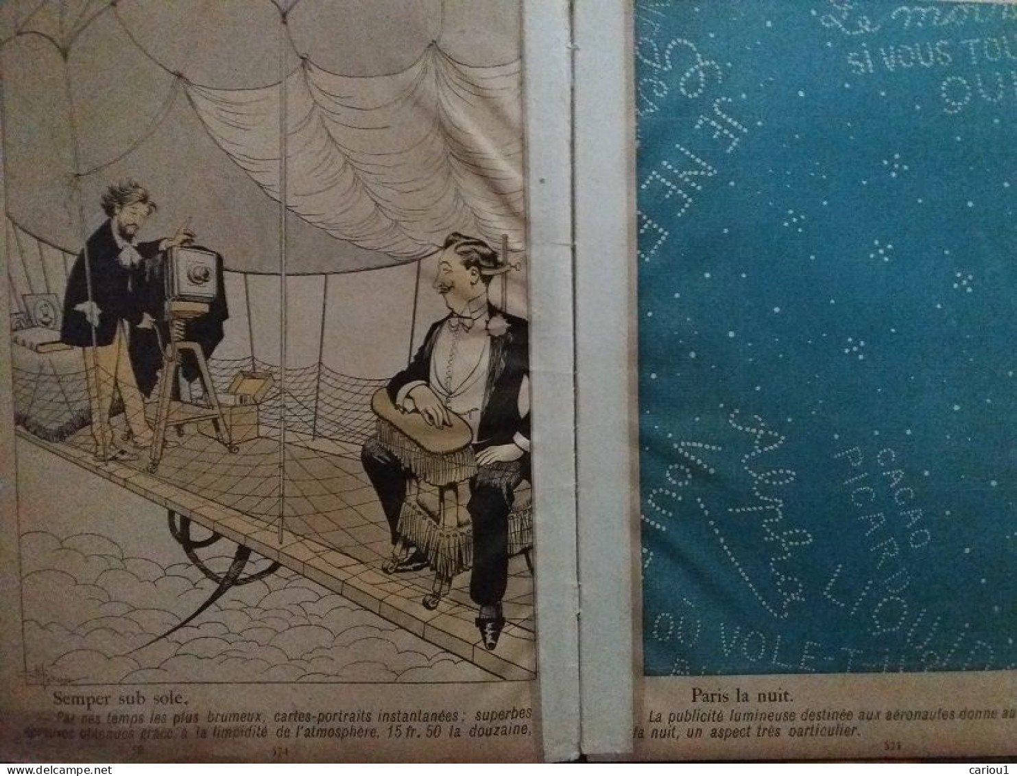 C1 ASSIETTE AU BEURRE 1901 A Nous L Espace GUILLAUME Aerostation SCIENCE FICTION  Port Inclus France - Before 1950