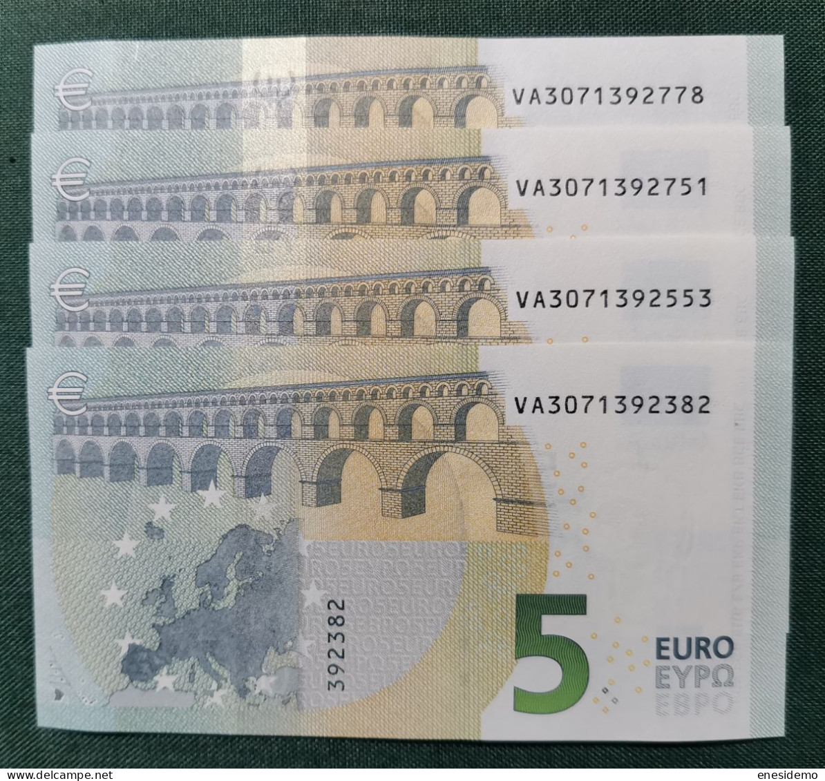5 EURO SPAIN 2013 DRAGHI V002B1 VA SC FDS UNCIRCULATED  PERFECT - 5 Euro