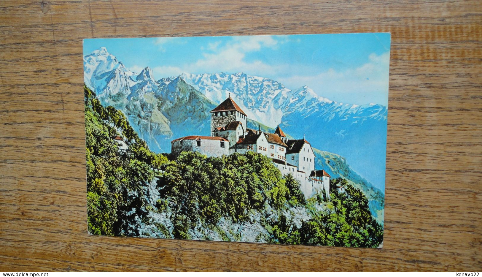 Liechtenstein , Vaduz , Fûrstentum , Schloss Vaduz Mit Falknis - Liechtenstein