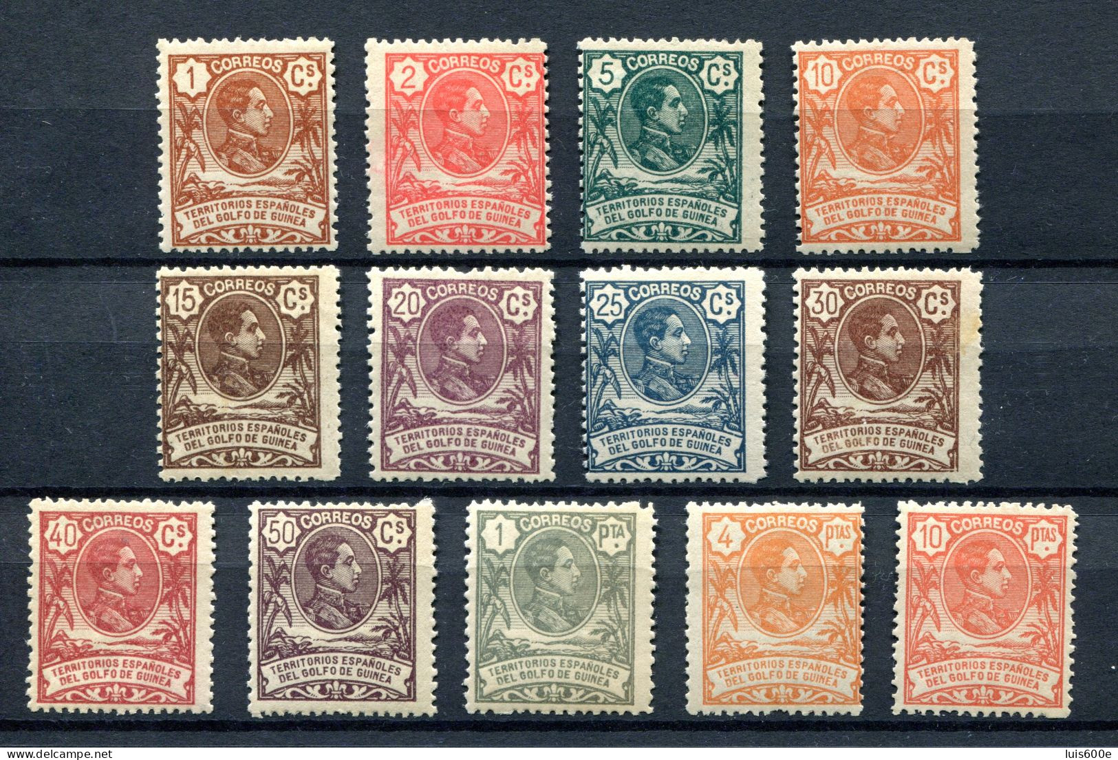 1909.GUINEA.EDIFIL 59/71**.NUEVOS SIN FIJASELLOS(MNH).CATALOGO 80€ - Guinea Spagnola