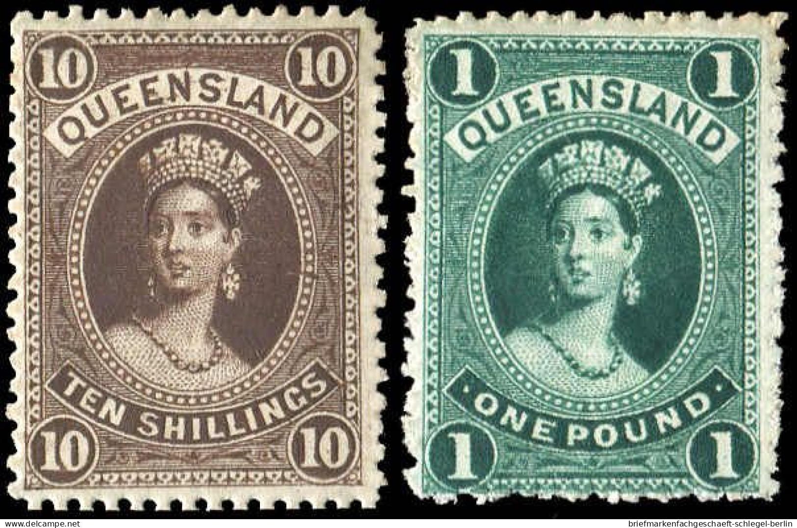 Queensland, 1886, 64-67, Ungebraucht - Andere-Oceanië