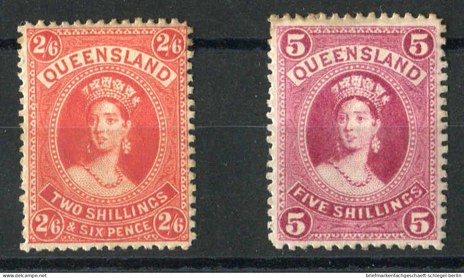 Queensland, 1886, 64-67, Ungebraucht - Sonstige - Ozeanien