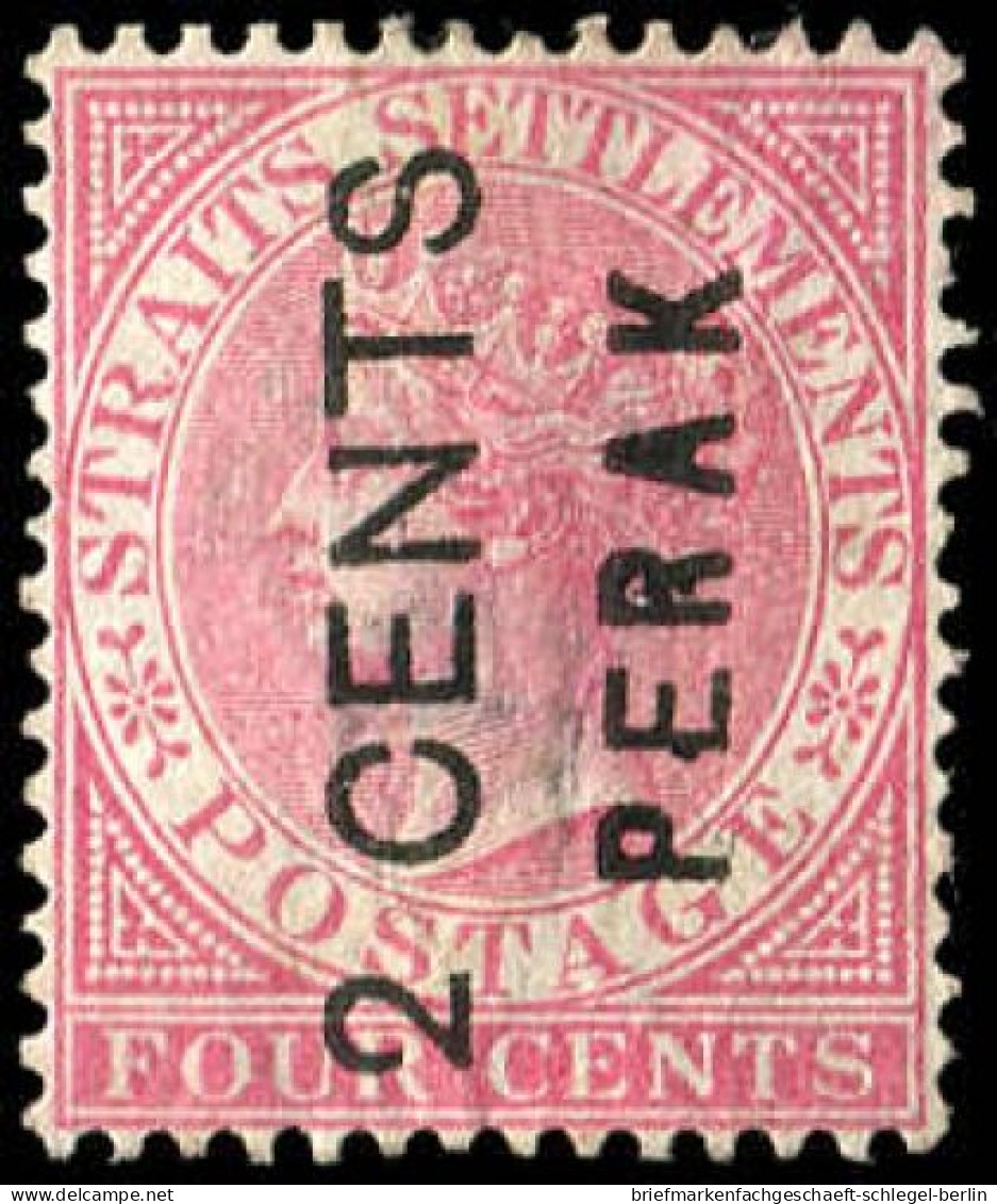 Malaiische Staaten Perak, 1883, 5 I, Ohne Gummi - Autres - Asie