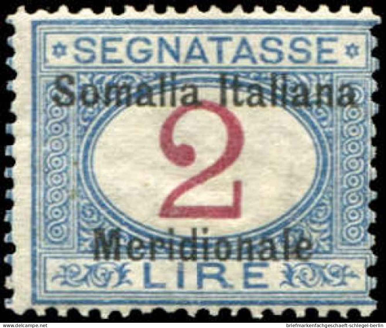 Italienisch Somaliland, 1906, P 9, Postfrisch - Other & Unclassified
