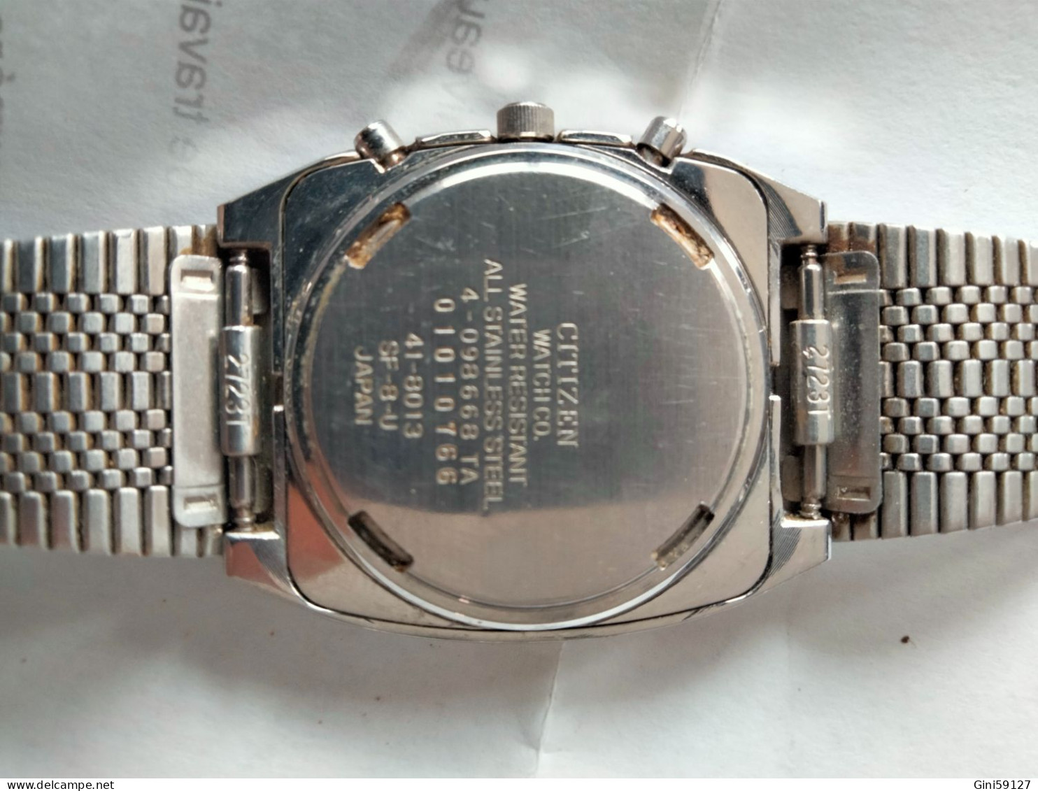 Vintage Citizen Analogique & Digital Watch Années 80 - Horloge: Antiek