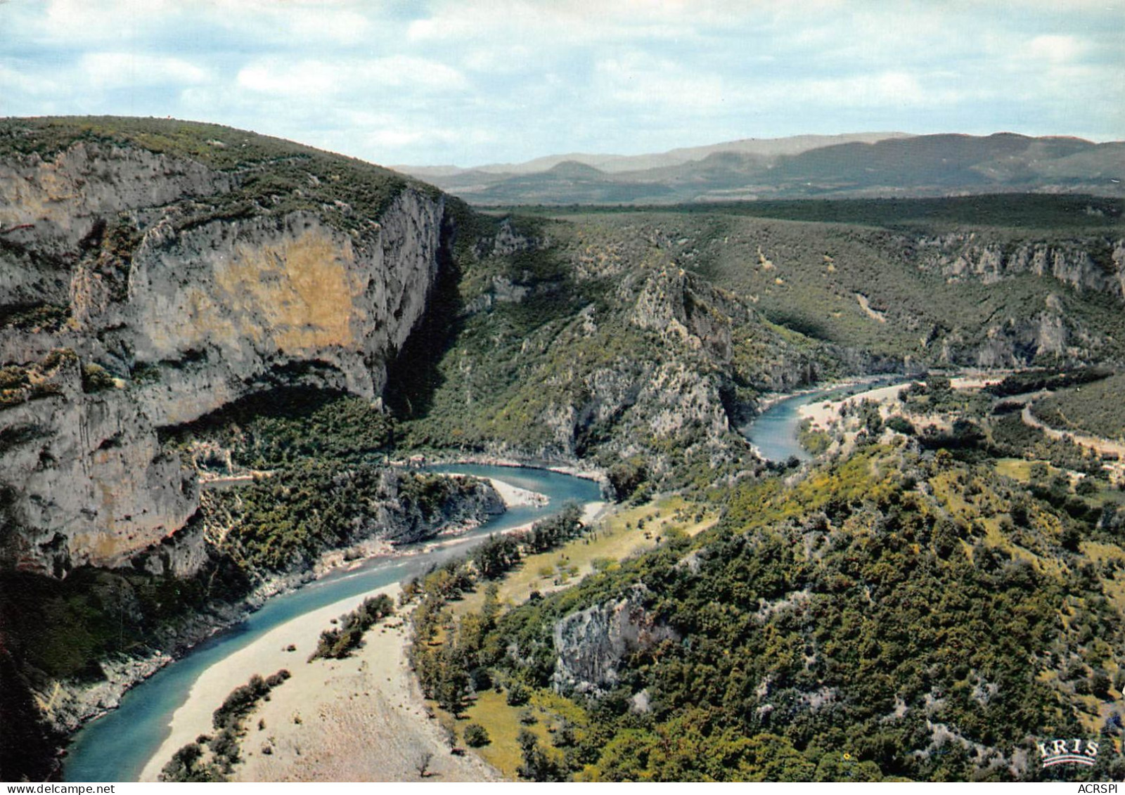 07  Les Gorges De L' Ardèche Au Pas De Mousse Vue Du Delvedere Du SERRE TOURRE  9 (scan Recto Verso)MF2769BIS - Ruoms