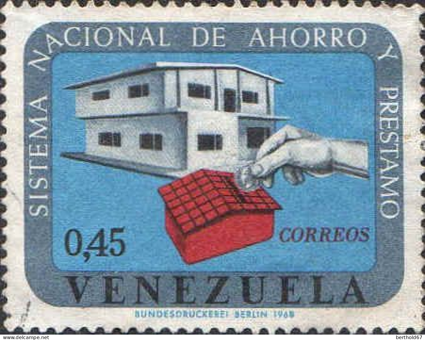 Venezuela Poste Obl Yv: 765 Mi:1757 Sistema Nacional De Ahorro Y Prestamo (Obli. Ordinaire) - Venezuela