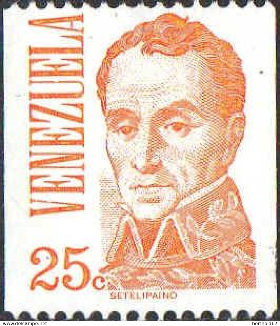 Venezuela Poste N* Yv: 972A Mi:2026C Simon Bolivar (sans Gomme) - Venezuela