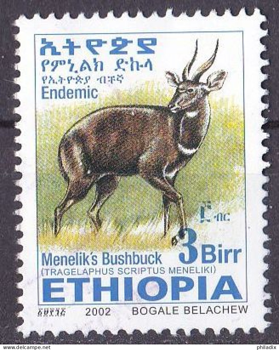 # Äthiopien Marke Von 2002 O/used (A5-2) - Ethiopie