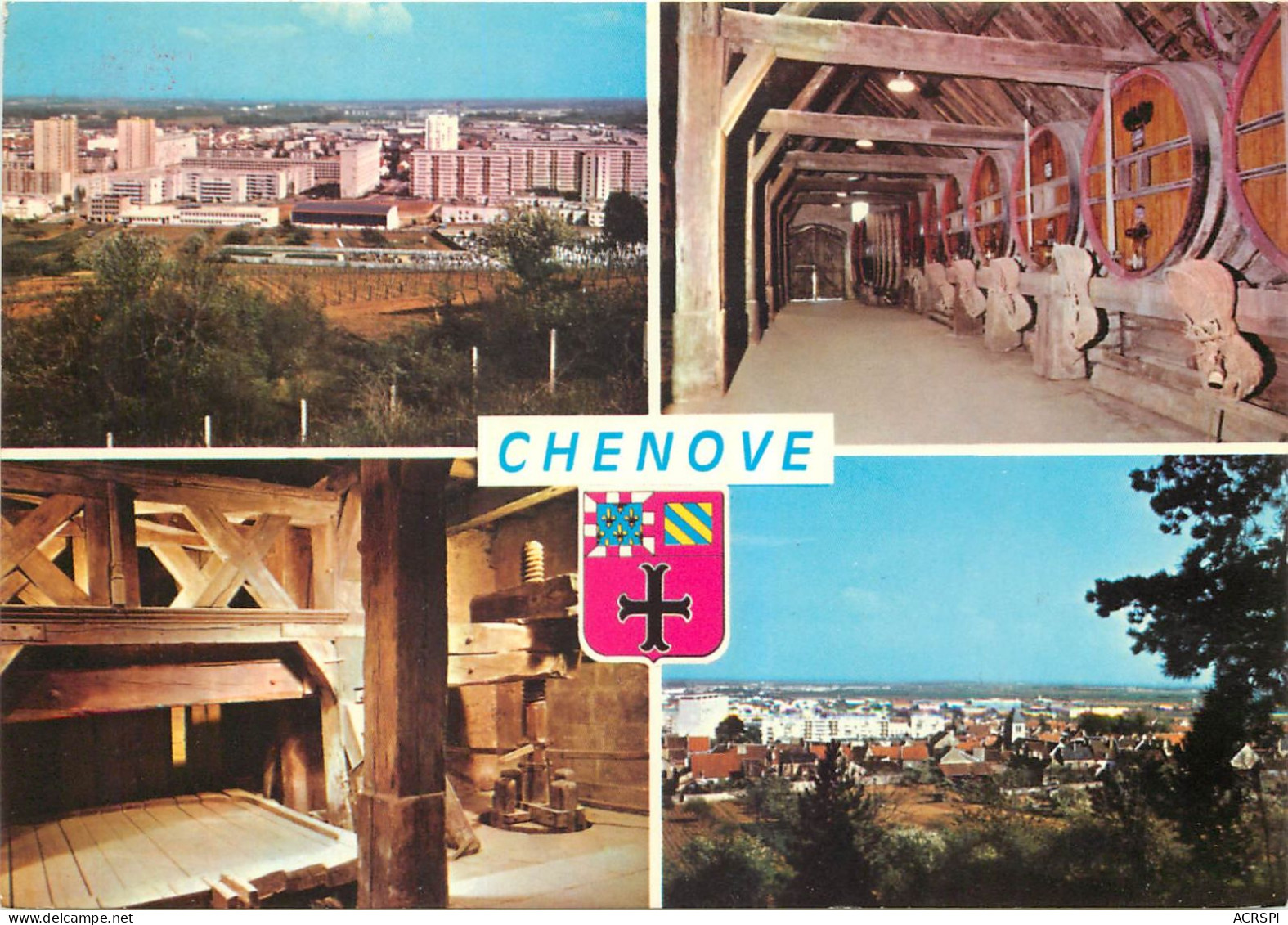 CHENOVE Nouveaux Quartiers De Chenove 15(scan Recto Verso)MF2779 - Chenove
