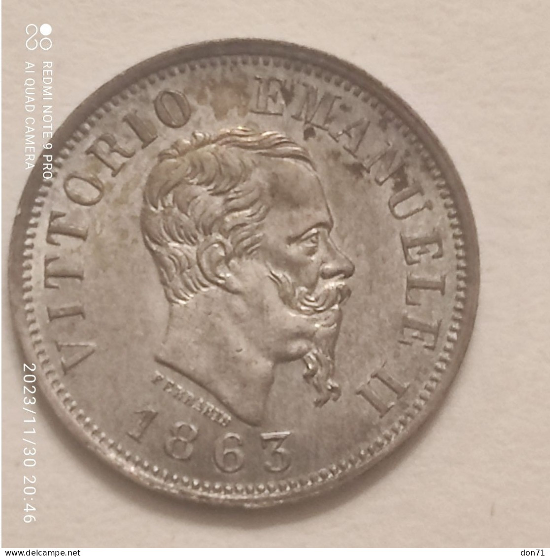 Italia Regno - 50 Cent (qFDC/FDC) - 1861-1878 : Victor Emmanuel II