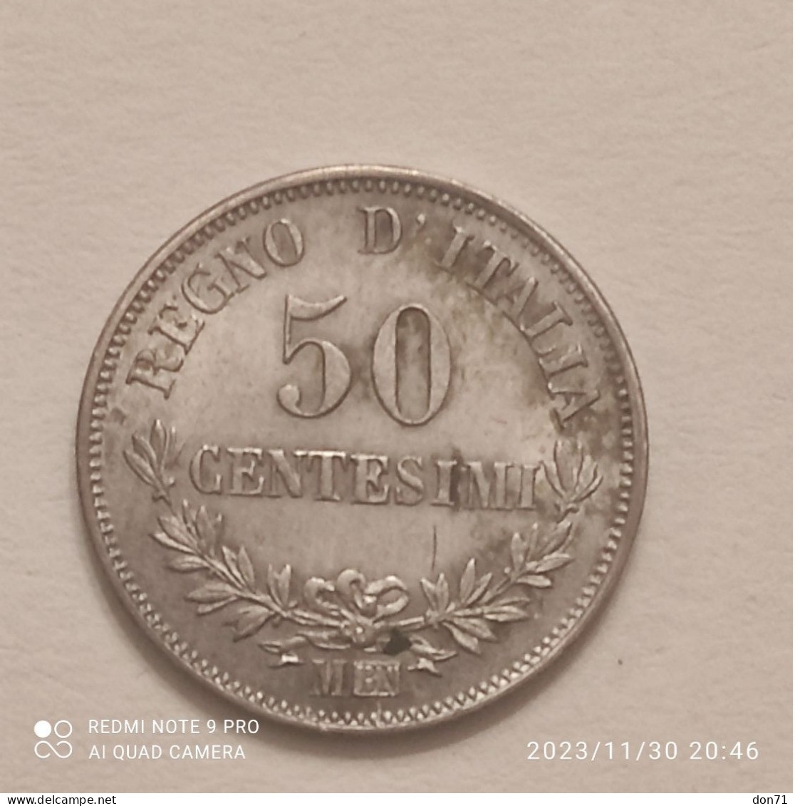 Italia Regno - 50 cent (qFDC/FDC)