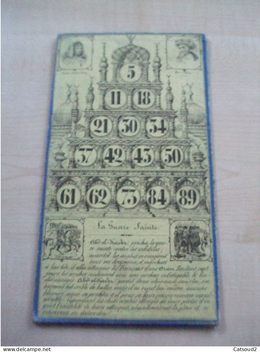 10 Anciennes Cartes De LOTO Thème Religieux - Giocattoli Antichi
