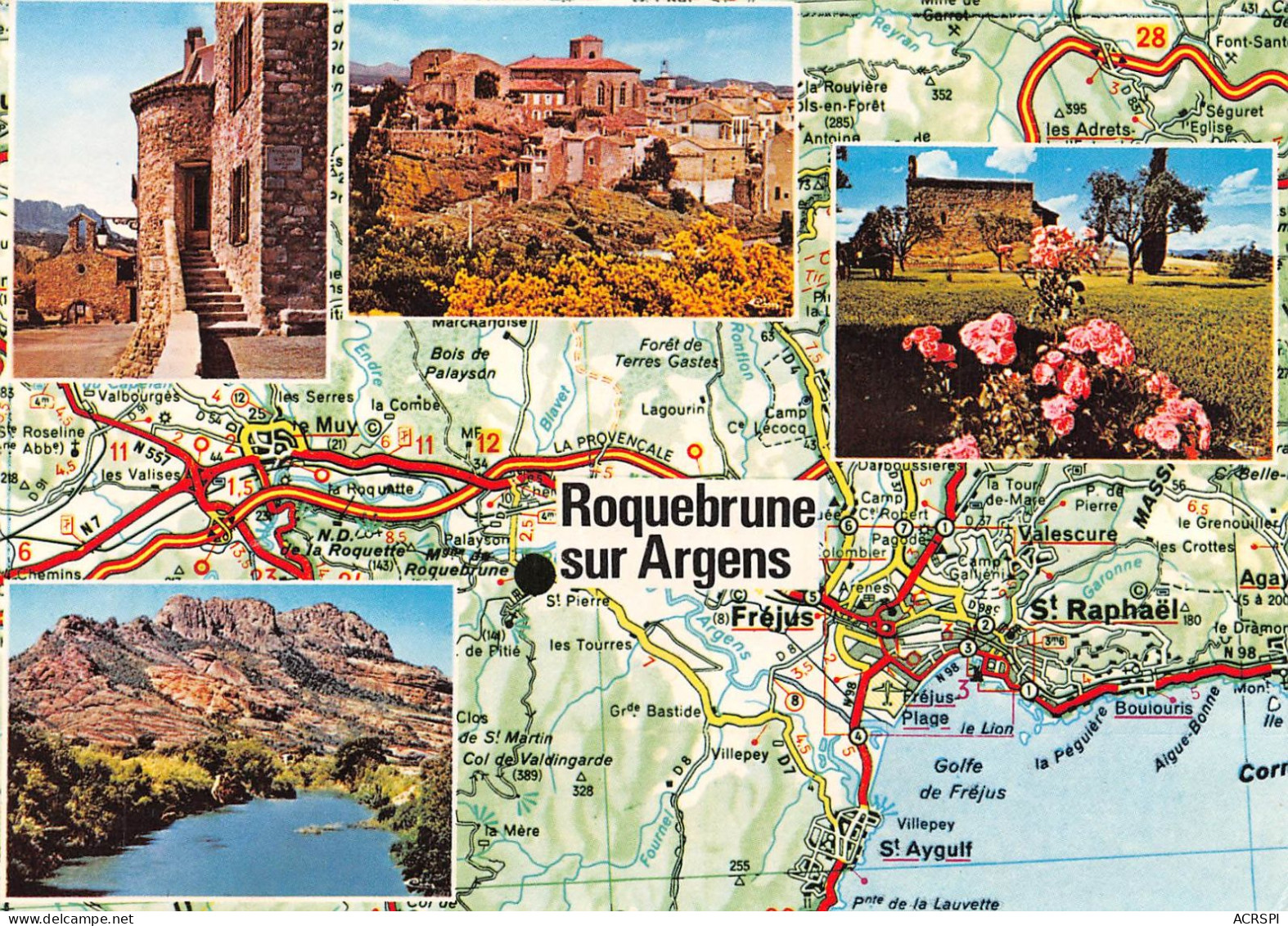 ROQUEBRUNE SUR ARGENS Multivue  3 (scan Recto Verso)MF2796TER - Roquebrune-sur-Argens