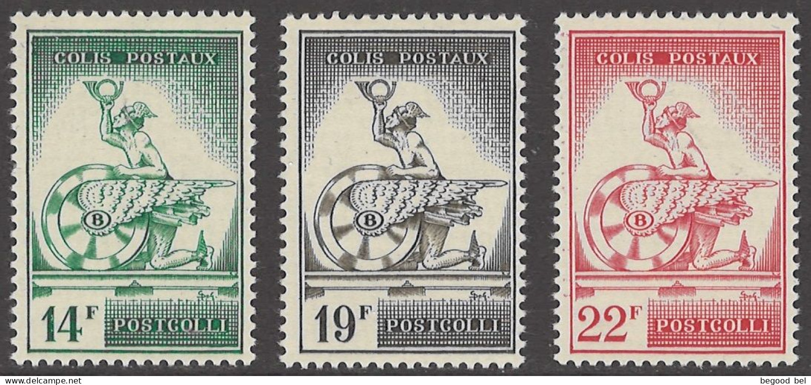 BELGIUM - 1957 - MNH/*** LUXE -  COB TR361-363  - Lot 25978 - Mint