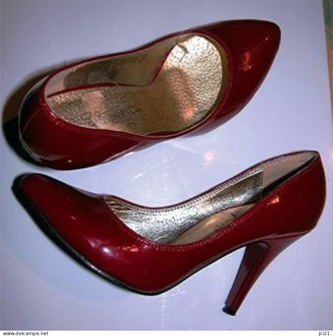 ESCARPIN FEMME À TALON " VOGLIOTI " ROUGE _HAB003 - Schuhe