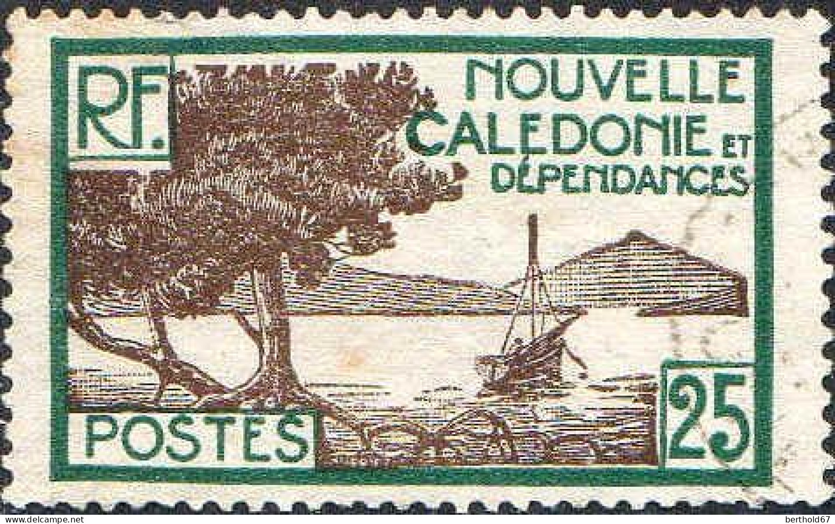 Nle-Calédonie Poste Obl Yv: 146 Mi:143 Baie De La Pointe Des Palétuviers (Beau Cachet Rond) - Gebraucht