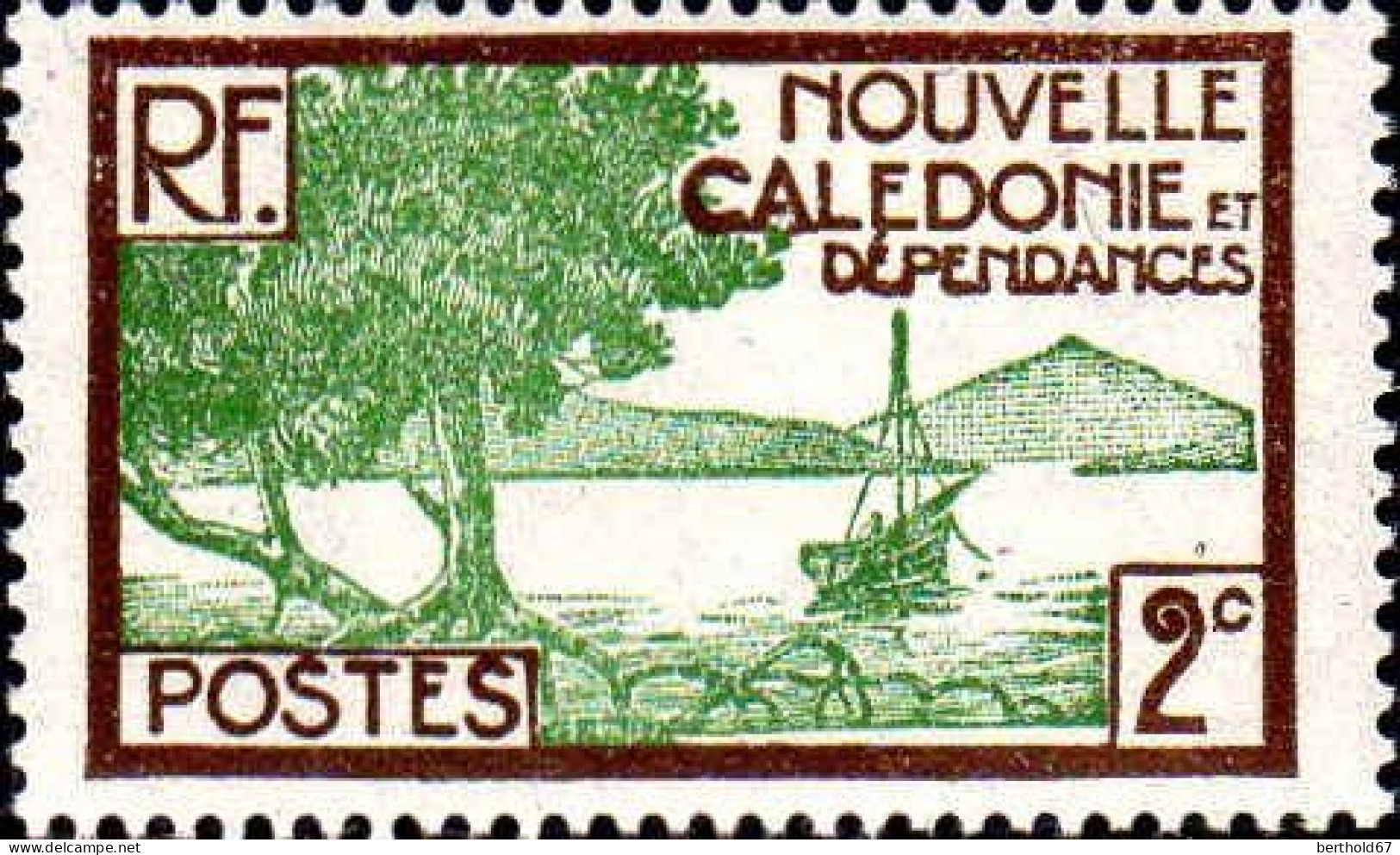 Nle-Calédonie Poste N** Yv: 140 Mi:137 Baie De La Pointe Des Palétuviers - Unused Stamps