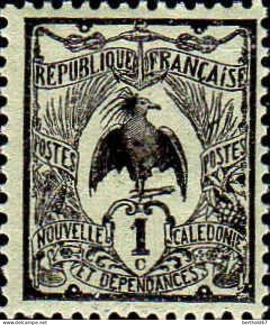 Nle-Calédonie Poste N** Yv:  88 Mi:85 La Cagou - Unused Stamps