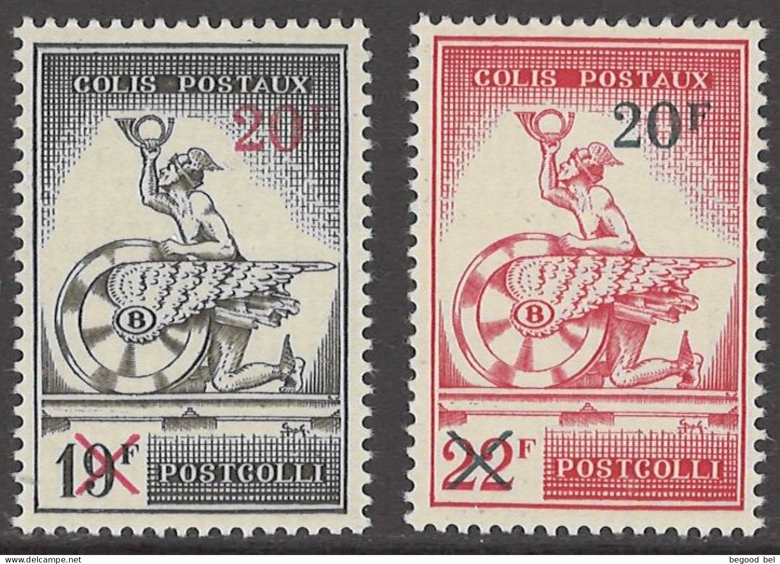 BELGIUM - 1959 - MNH/*** LUXE -  COB TR364-365  - Lot 25979 - Neufs