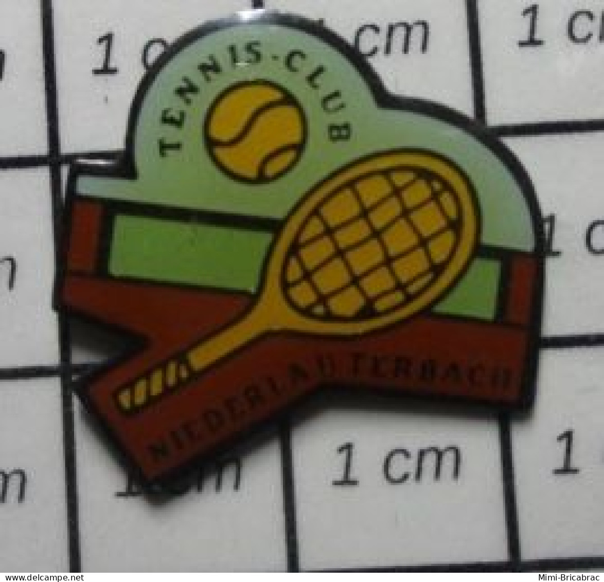 713B  Pin's Pins / Beau Et Rare / SPORTS / TENNIS CLUB TC NIEDERLAUTERBACH TO THE FUTURE - Tennis