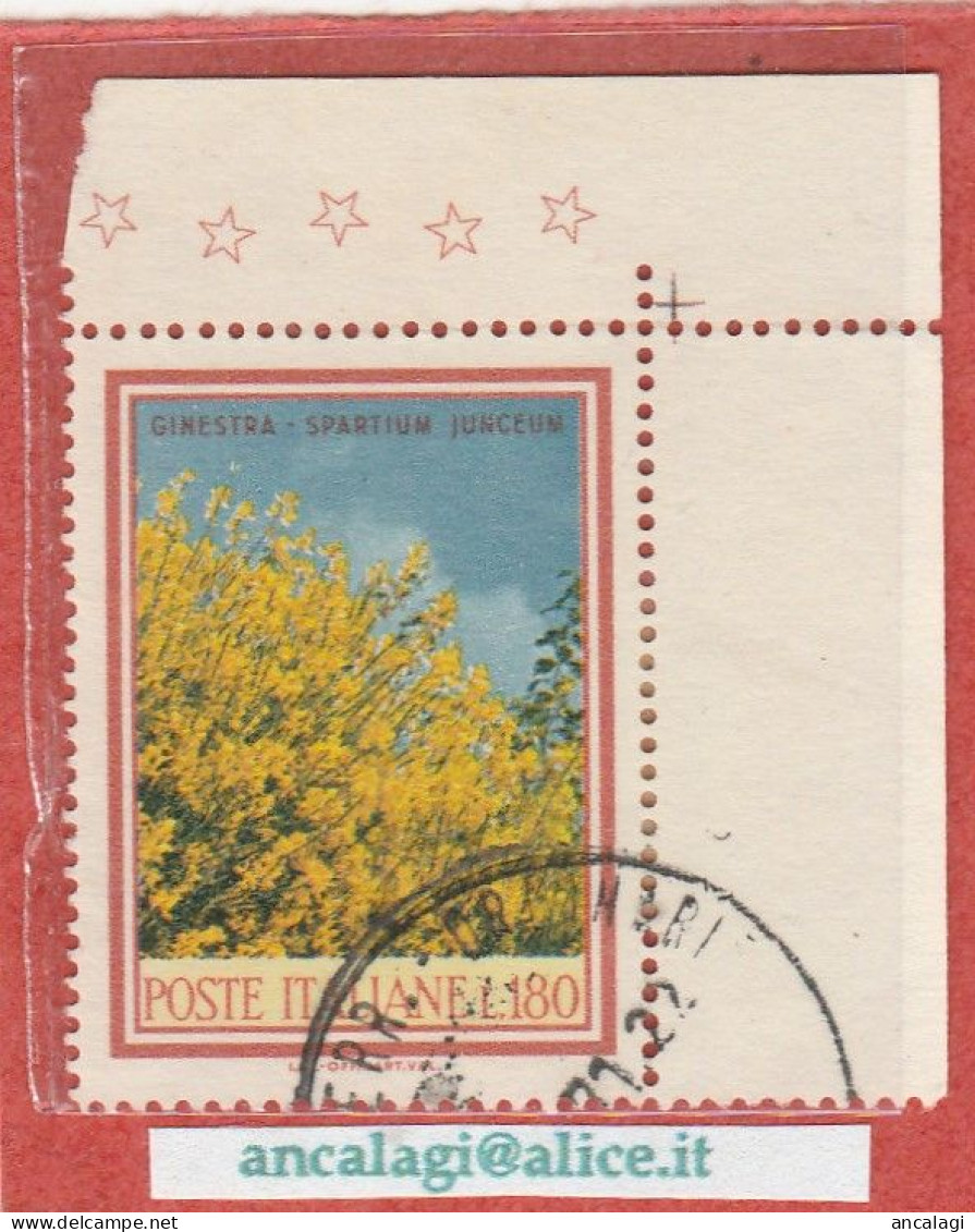 USATI ITALIA 1968 - Ref.0246 "FLORA 3^ Emissione" 1 Val. Ad Angolo - - 1961-70: Oblitérés