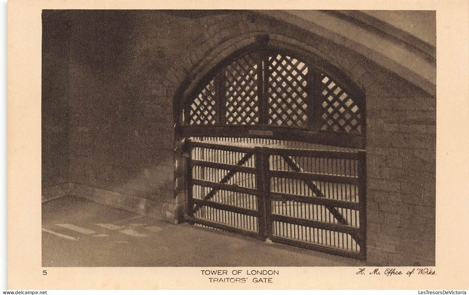 ROYAUME-UNI - Tower Of London - Traitors' Gate - Vue Sur Une Entrée De La Porte - Carte Postale Ancienne - Tower Of London