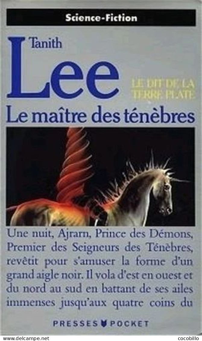 Le Maître Des Ténèbres - De Tanith Lee - Presses Pocket Science Fiction - Fantasy - 1988 - Presses Pocket