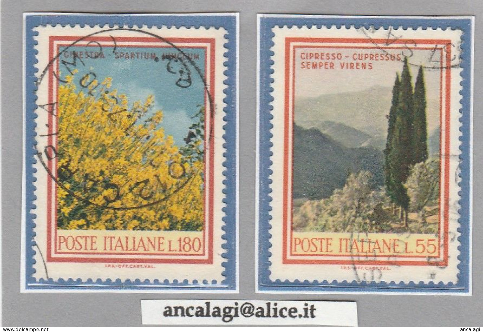 USATI ITALIA 1968 - Ref.0246B "FLORA 3^ Emissione" Serie Di 2 Val. - - 1961-70: Oblitérés