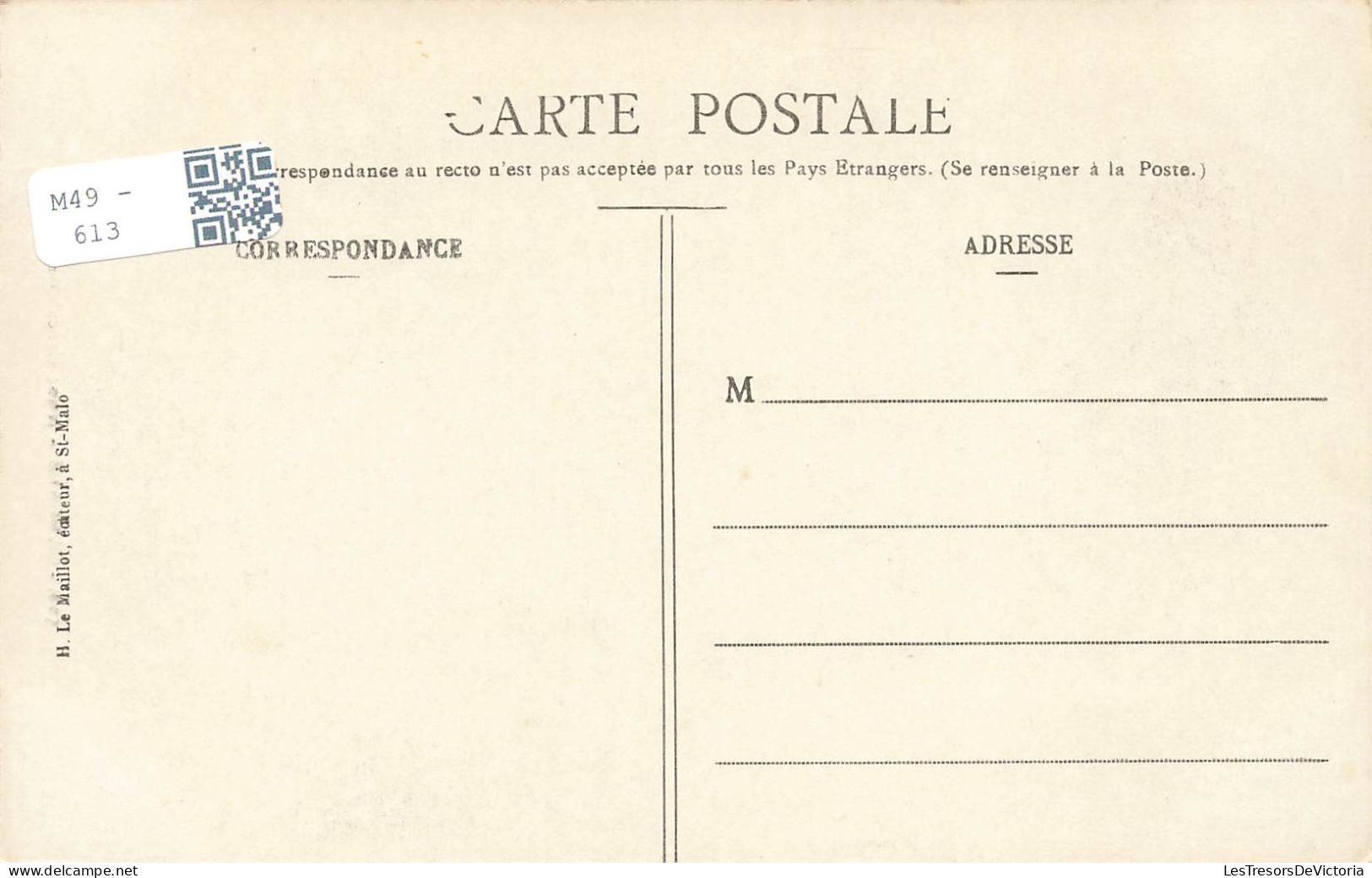FRANCE - Cancale - Une Jeune Cancalaise - Carte Postale Ancienne - Cancale