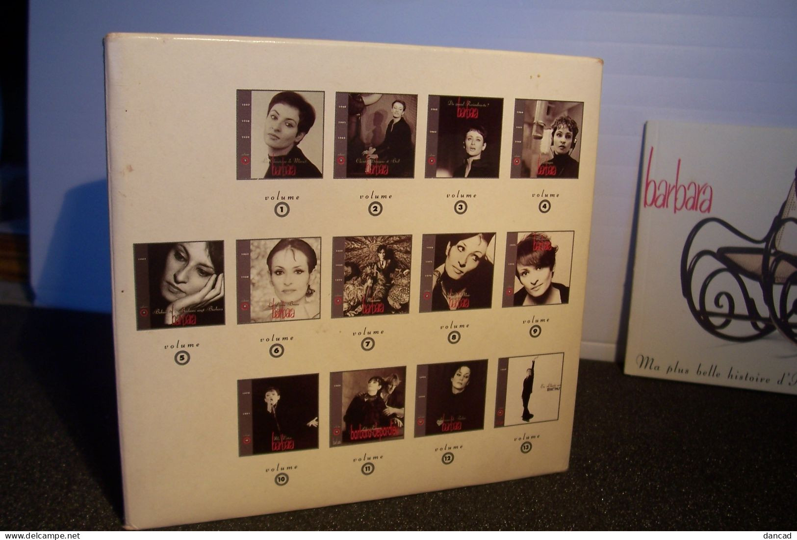 BARBARA  - ( Chanteuse ) COFFRET 13 X CD  - ( 1957 - 1990 ) -  MA PLUS BELLE HISTOIRE D'AMOUR ... C'EST  VOUS - Complete Collections