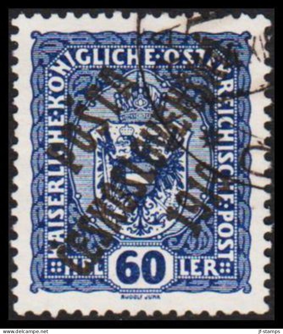 1919. CESKOSLOVENSKO. POSTA CESKOSLOVENSKA 1919 On 60 HELLER. ÖSTERREICH.  - JF544276 - Used Stamps
