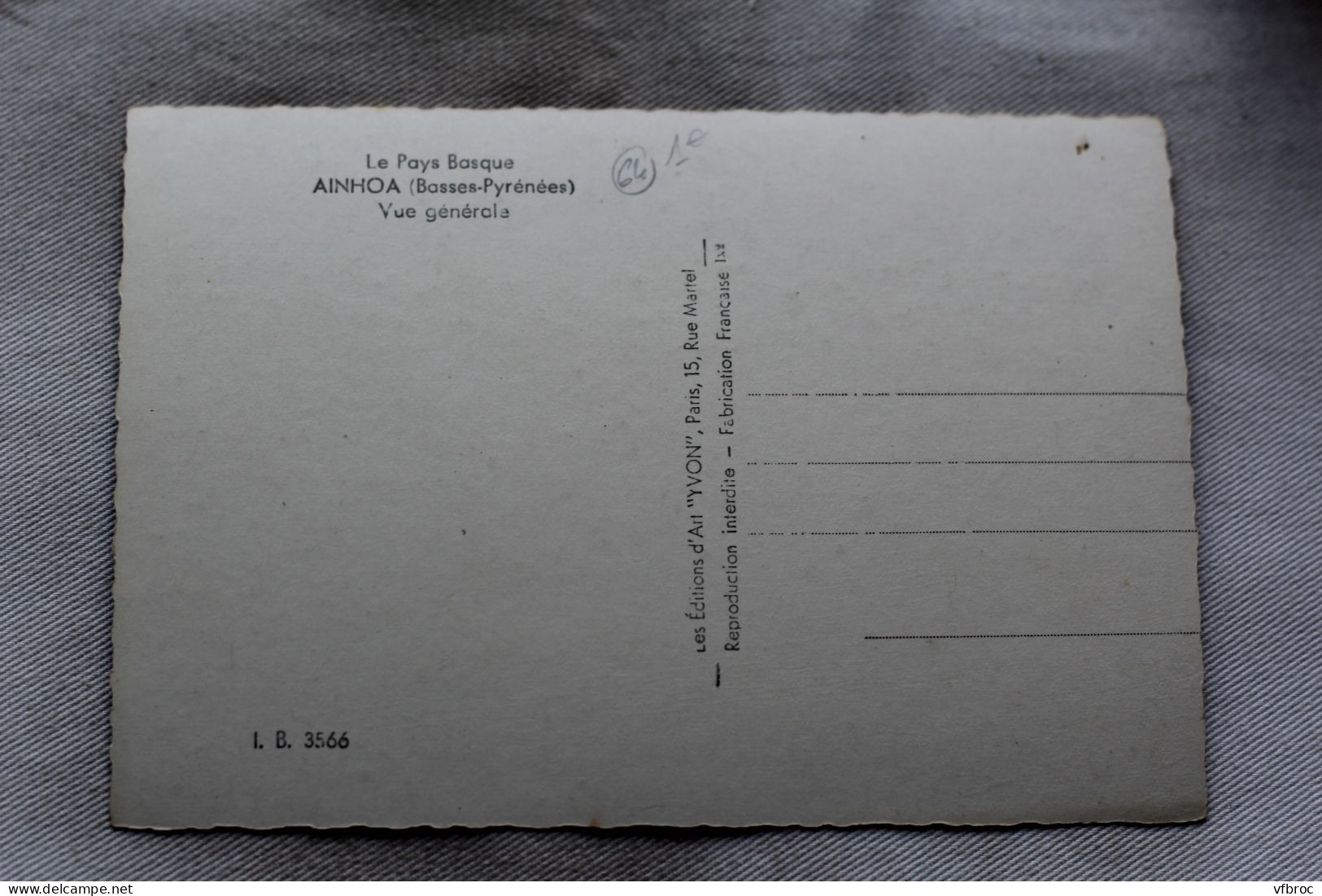 N26, Cpm, Ainhoa, Vue Générale, Pyrénées Atlantiques 64 - Ainhoa