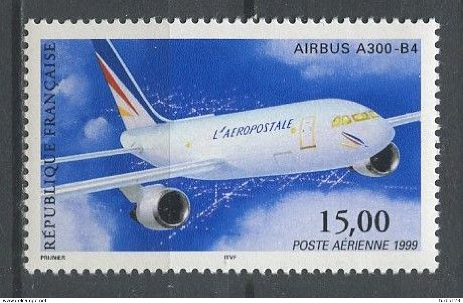 FRANCE 1999 PA N° 63 ** Neuf MNH Superbe  C 7.50 € Avion Plane Airbus A300-B4 Transports - 1960-.... Postfris