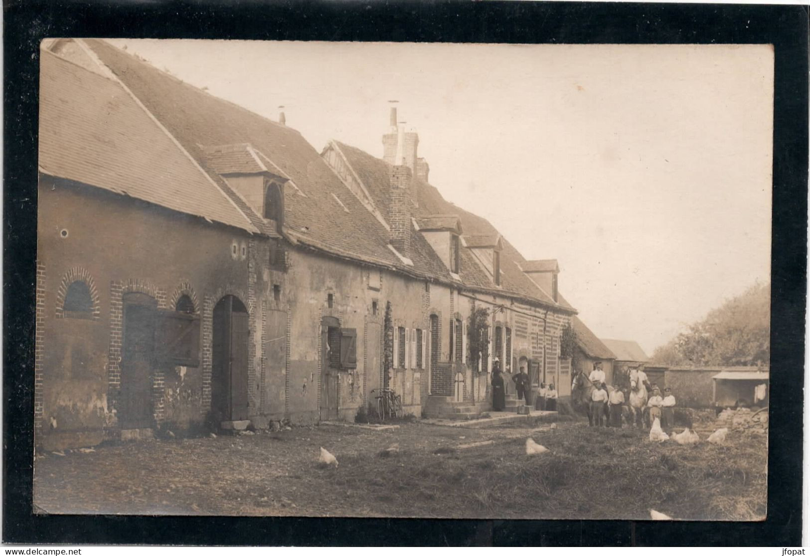 AGRICULTURE - Carte Photo D'une Ferme Française Vers 1900 - Fermes