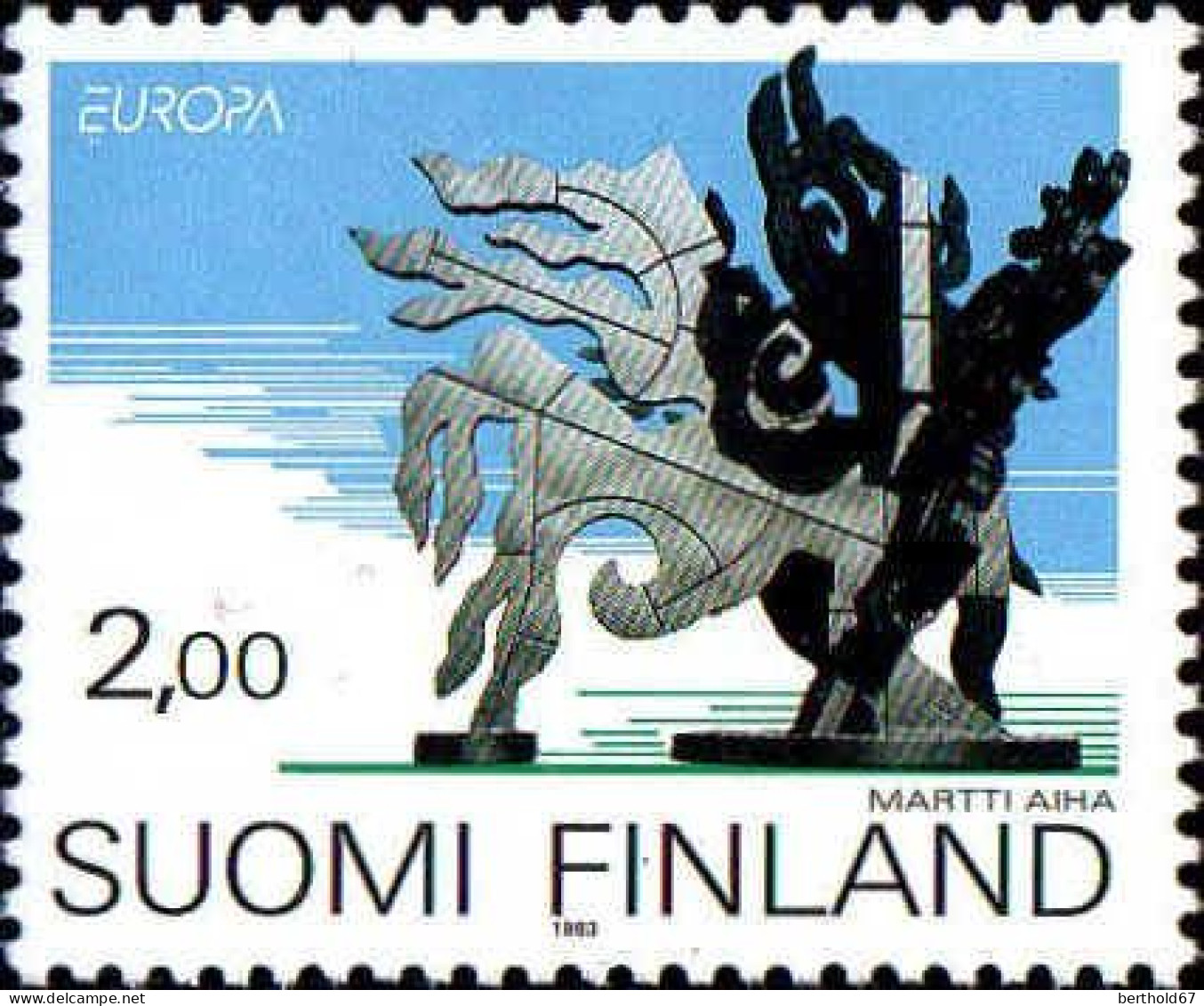 Finlande Poste N** Yv:1172/1173 Europa Art Contemporain - Nuovi