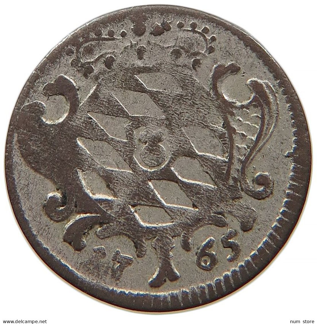 GERMAN STATES KREUZER 1765 BAYERN Maximilian III. Joseph. 1745-1777 #t032 0821 - Groschen & Andere Kleinmünzen
