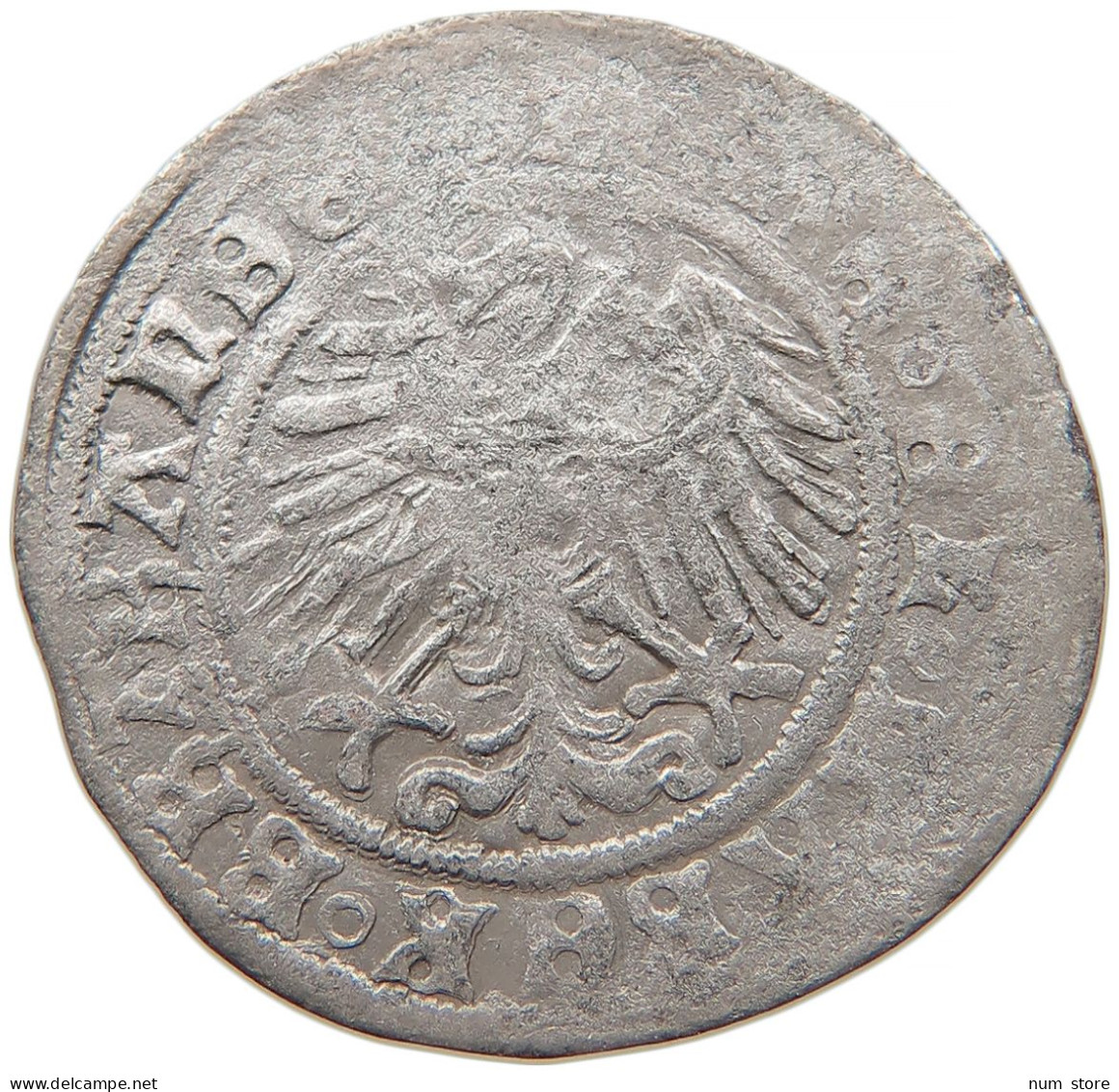 GERMAN STATES GROSCHEN 1516 Joachim I. 1515-1535 DOPPELSCHLAG #t033 0173 - Groschen & Andere Kleinmünzen