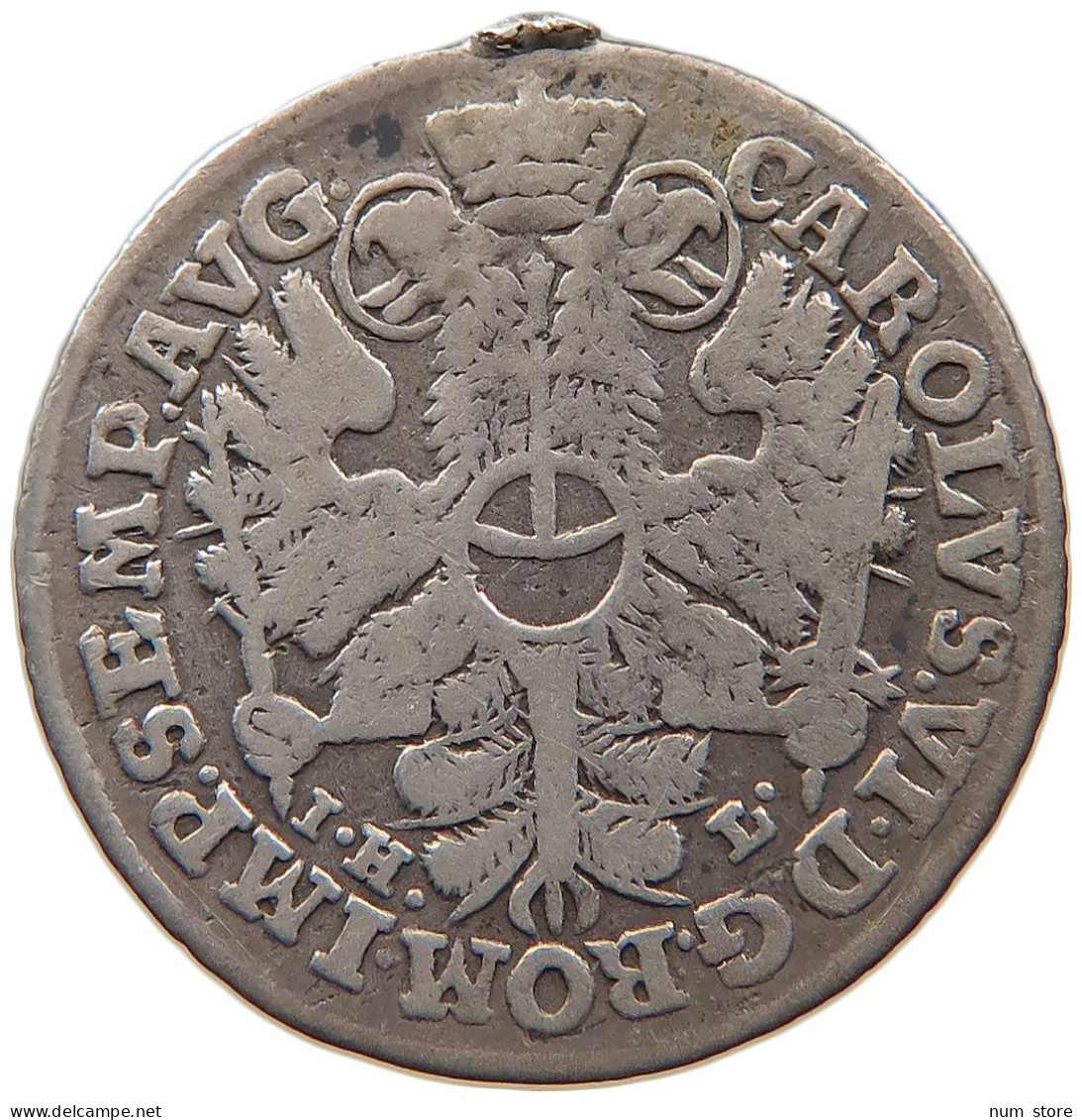 GERMAN STATES 4 SCHILLING 1727 HAMBURG #t032 1049 - Groschen & Andere Kleinmünzen
