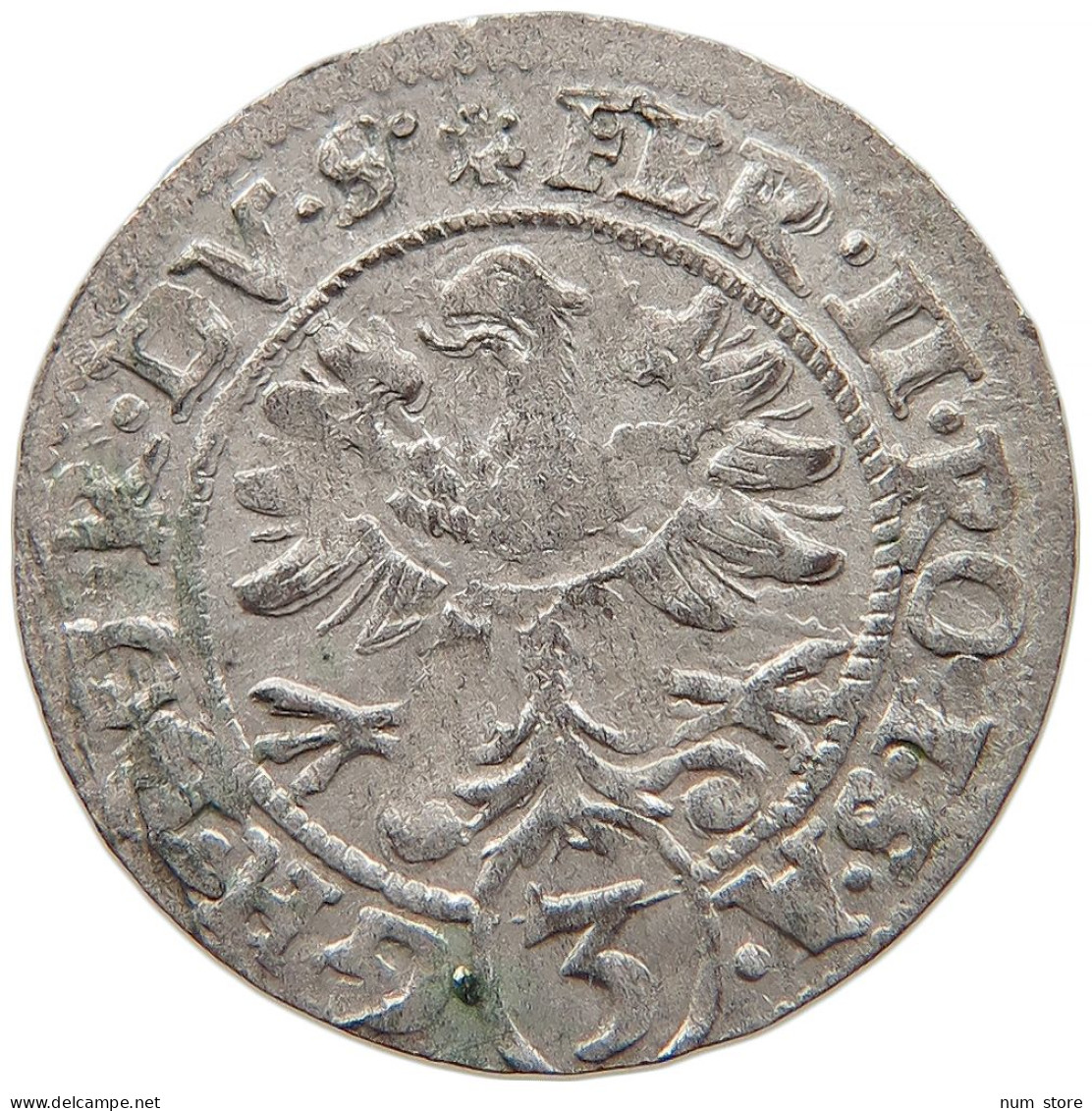 GERMAN STATES 3 KREUZER 1622 SCHWEIDNITZ Ferdinand II. 1619-1637. #t032 0661 - Groschen & Andere Kleinmünzen