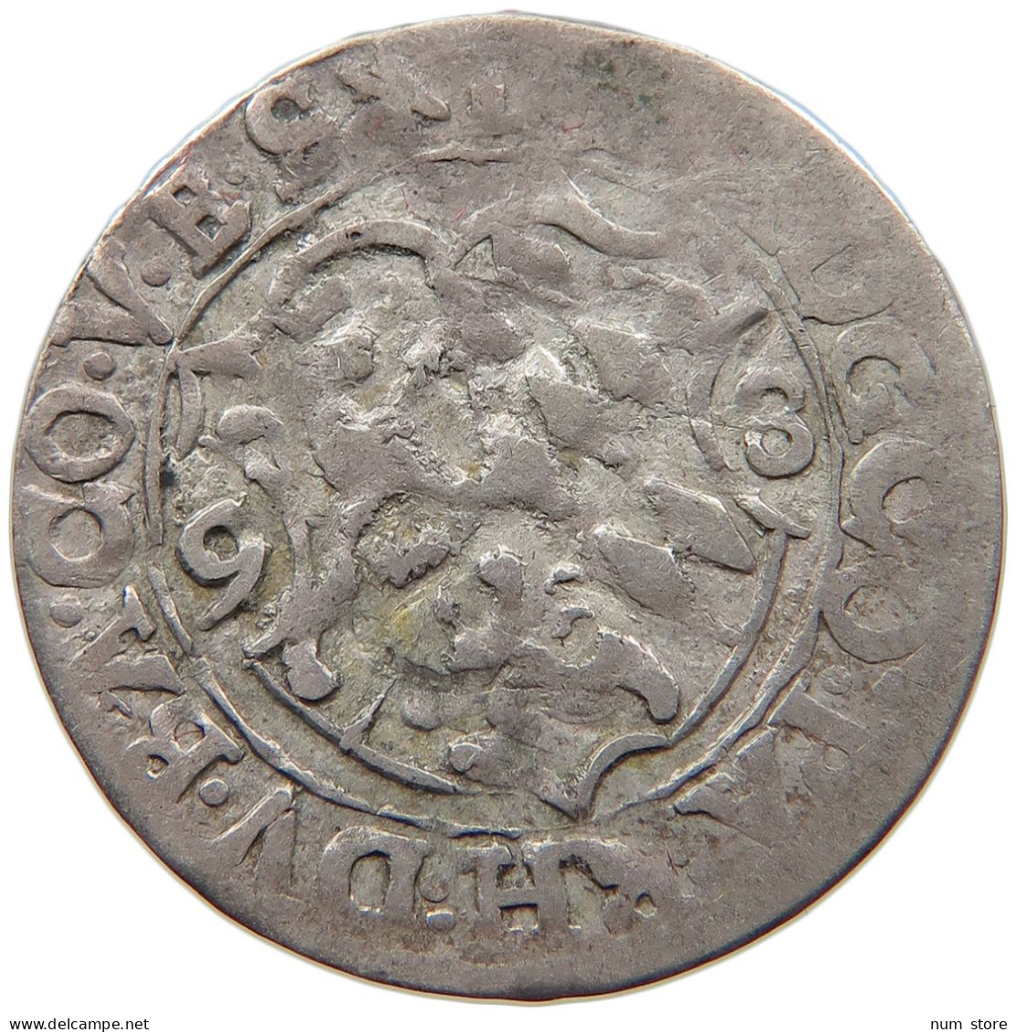 GERMAN STATES 3 KREUZER 1598 PFALZ ZWEIBRÜCKEN Johann I. 1569-1604. #t033 0361 - Groschen & Andere Kleinmünzen