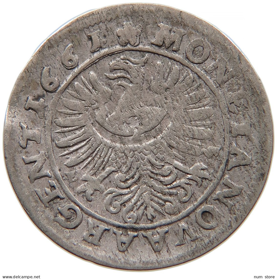 GERMAN STATES 3 KREUZER 1661 SCHLESIEN LIEGNITZ BRIEG Christian 1639-1672 #t032 0419 - Groschen & Andere Kleinmünzen