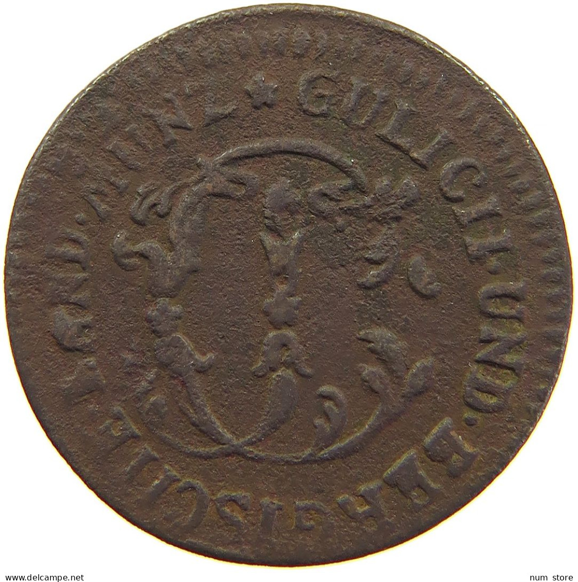 GERMAN STATES 1/4 STÜBER 1784 JÜLICH BERG Karl Theodor 1742-1799 #t033 0077 - Monedas Pequeñas & Otras Subdivisiones