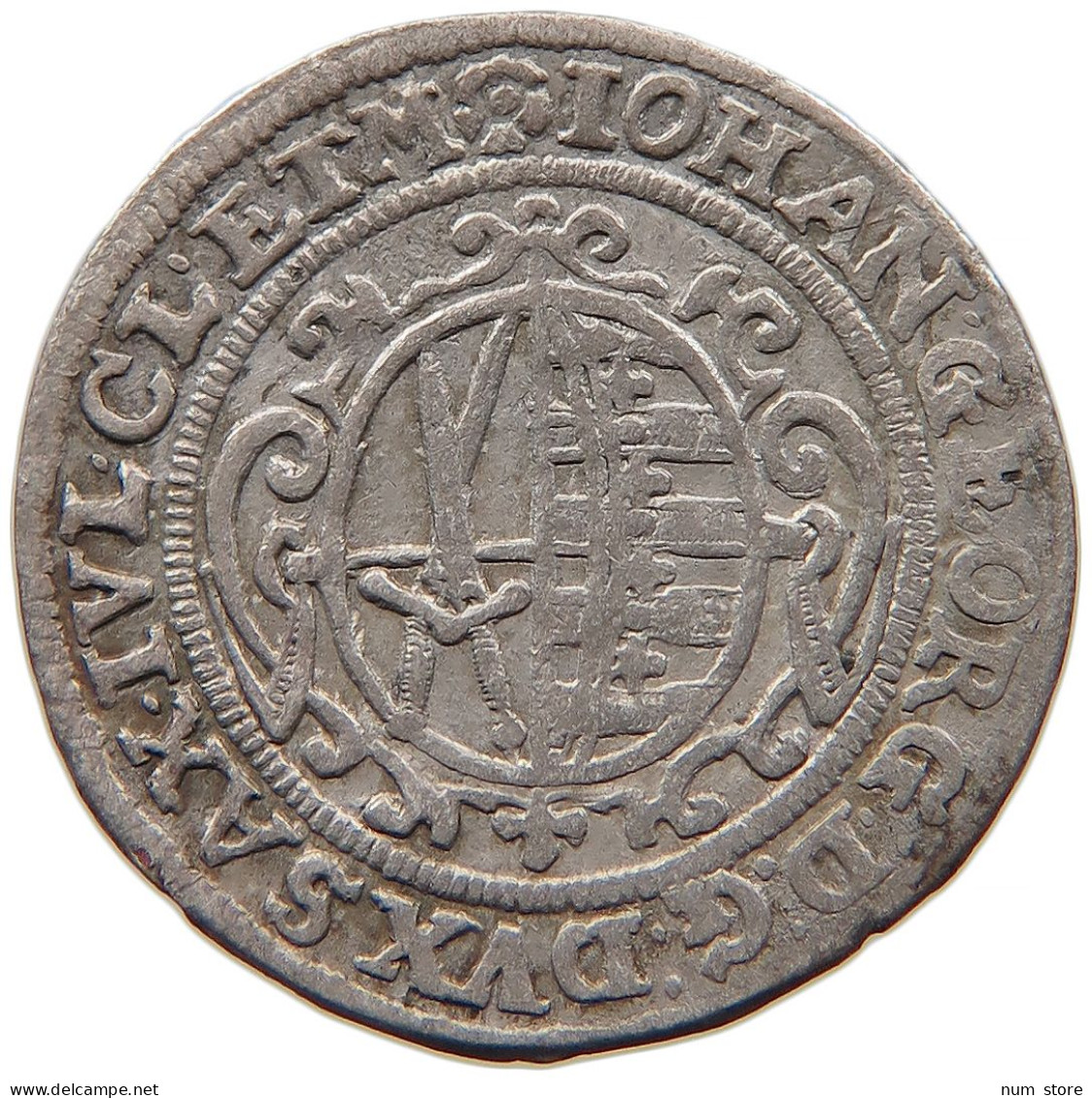 GERMAN STATES 1/24 TALER 1624 SACHSEN ALBERTINISCHE LINIE Johann Georg I. (1615-1656) #t032 0791 - Small Coins & Other Subdivisions