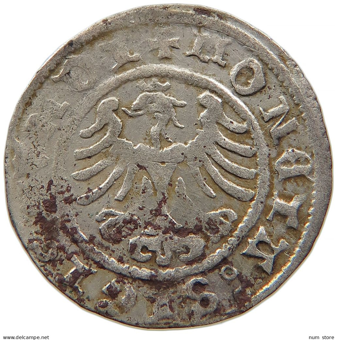 GERMAN STATES 1/2 GROSCHEN 1504 Sigismund I. 1506-1548 #t033 0253 - Petites Monnaies & Autres Subdivisions