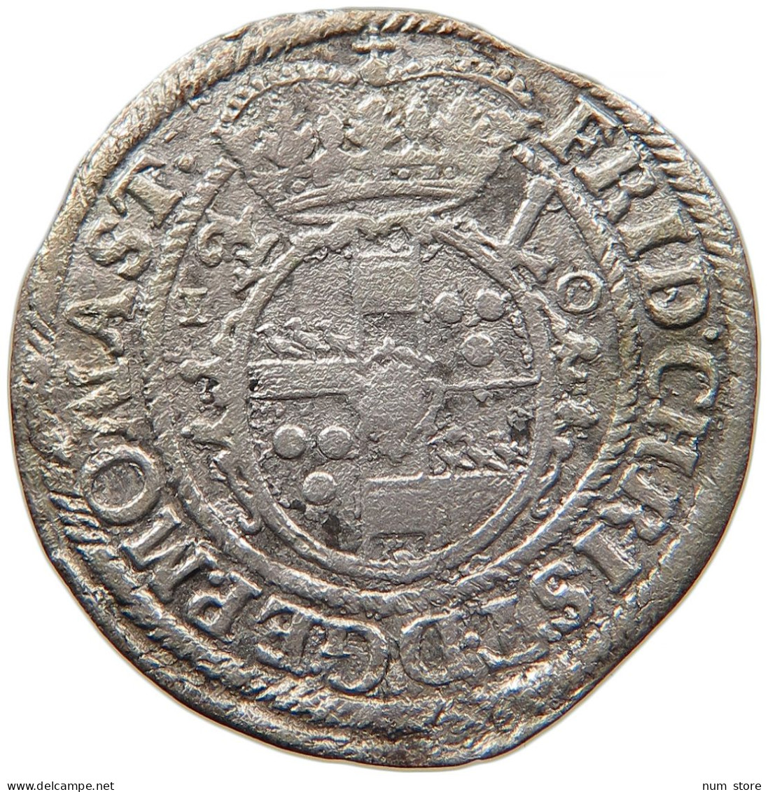 GERMAN STATES 1/12 TALER 1693 MÜNSTER BISTUM Friedrich Christian Von Plettenberg 1688-1706 #t033 0217 - Small Coins & Other Subdivisions