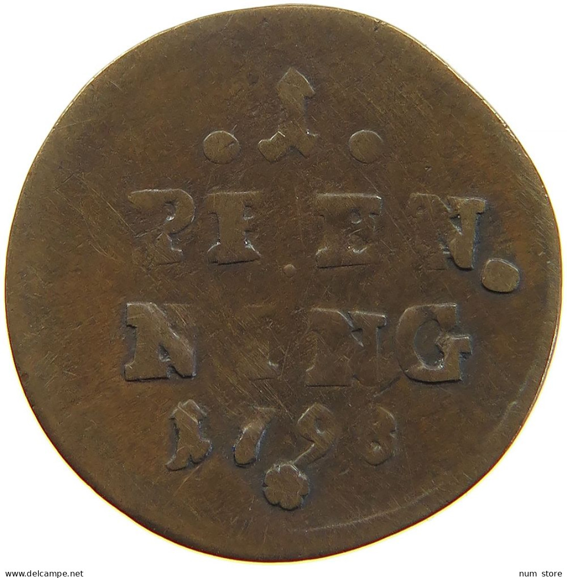 GERMAN STATES 1 PFENNIG 1798 BAYERN Karl Theodor (1777-1799) #t032 1139 - Groschen & Andere Kleinmünzen