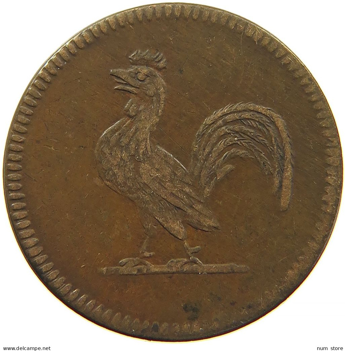 GERMAN STATES 1 PFENNIG 1822 FRANKFURT JUDENPFENNIG #t032 0731 - Monedas Pequeñas & Otras Subdivisiones