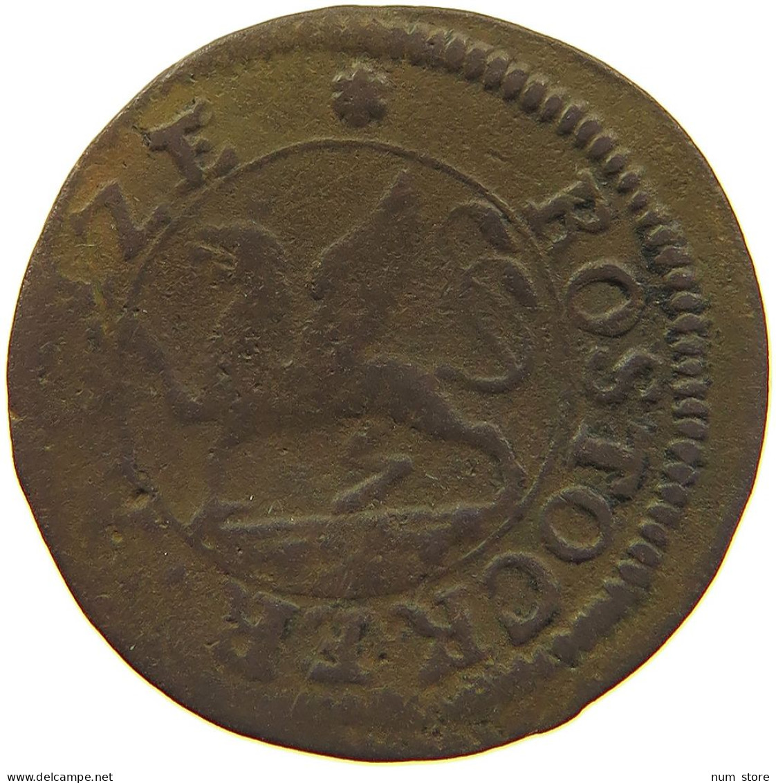 GERMAN STATES 1 PFENNIG 1798 MECKLENBURG ROSTOCK STADT #t032 1019 - Groschen & Andere Kleinmünzen