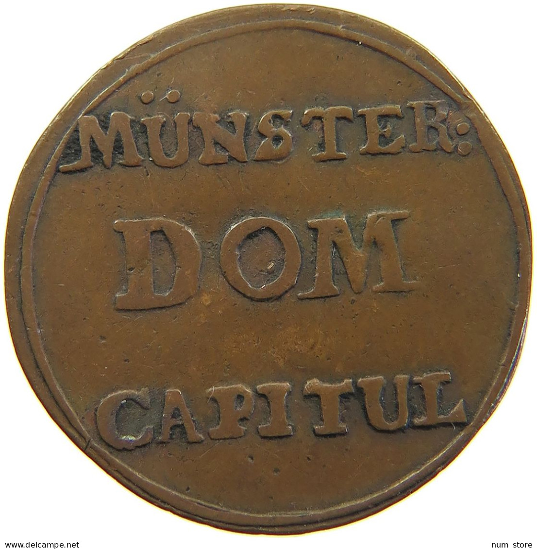 GERMAN STATES 1 PFENNIG 1790 MÜNSTER DOMKAPITEL #t032 1131 - Groschen & Andere Kleinmünzen